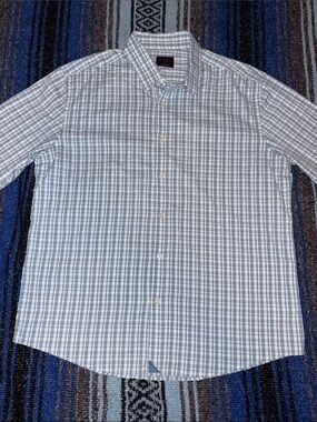 Untuckit St. Romain Plaid Button Down Shirt